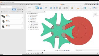 Geneva Mechanism with Fusion 360  Revolute Joint in Fusion 360 [upl. by Nireil]