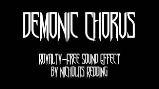 Demonic Chorus Sound Effect [upl. by Fay118]