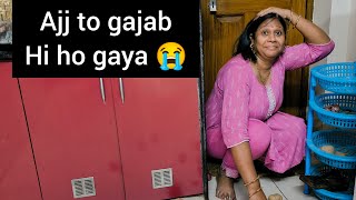 Ajj to gher me gajab ho gayamyfirstvlog2024 minivlogmyfirstvlogviralviralvideohome viralvideo [upl. by Analaf]