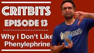 WHY I DONT LIKE PHENYLEPHRINE [upl. by Adaline]