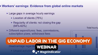 Webinar on Unpaid Labor in the Gig Economy  Hosted by WageIndicator Foundation [upl. by Lainey320]