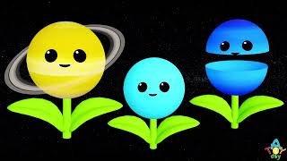 Planets for Babies 🪐🌎🔴  Planets Mercury Venus Earth Mars Jupiter Saturn Uranus Neptune [upl. by Marentic]