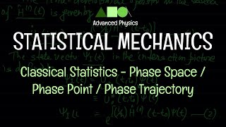 Statistical Mechanics  Classical Statistics  Phase Space  Phase Point  Phase Trajectory [upl. by Yasdnil278]