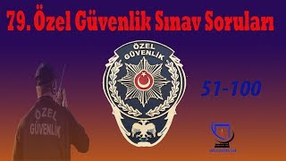 79DÖNEM ÖZEL GÜVENLİK SINAV SORU VE CEVAPLARI VİDEO2 [upl. by Dlnaod]