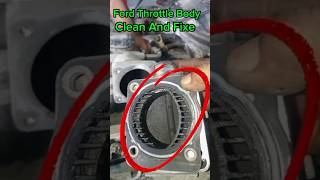 Ford Throttle Body Cleaning And Fixe automobile mechanic throttlebody shorts AutoMechanic88 [upl. by Farny]