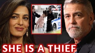 Amal Clooney Arrësted by the police as she carried away George Clooney confidential documents [upl. by Cutler37]