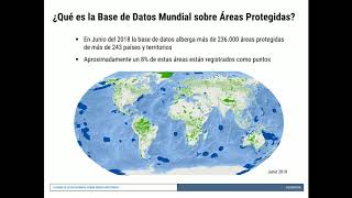 Webinar The WDPA for WCPA focal points Spanish [upl. by Lledrac973]