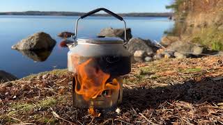 Bushcraft Essentials Bushbox Ultralight as a Twig Stove [upl. by Ahsiuqal]