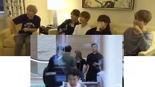 BTS reaction to quotBlackpink Lisa beautiful funny and lovely momentquot [upl. by Naujet889]