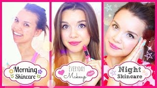 My Everyday Makeup Routine  Winter Skincare Day amp Night [upl. by Palecek916]