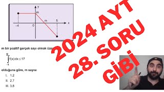 2024 ayt integral 28soru gibi bir soru  2024 ayt ayt ayt integral alan [upl. by Kristine]