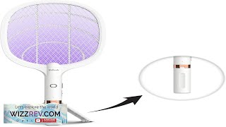 Electric Fly Swatter Racket Rechargeable Fly Zapper 4000 Volt Exclusive 2in1 Review [upl. by Thacker]