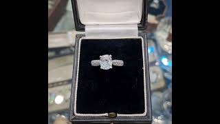 DR486 Flawless vintage diamond solitaire ring [upl. by Novek]