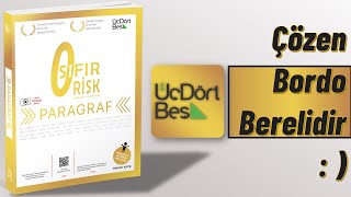 345 Yayınları Paragraf Sıfır Risk Soru Bankası [upl. by Otrebide]