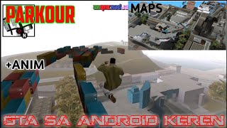 Extream Parkour Maps Mod GTA SA ANDROID KEREN [upl. by Minette954]