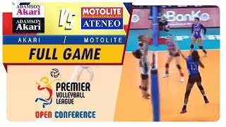 PVL OC 2018 AdamsonAkari vs AteneoMotolite  Full Game  1st Set  November 11 2018 [upl. by Shama320]