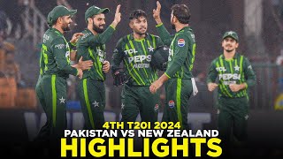 Full Highlights  Pakistan vs New Zealand  4th T20I 2024  PCB  M2E2A [upl. by Weissmann336]