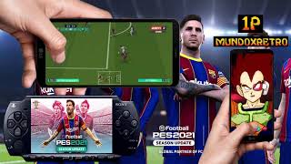 Descarga la iso del PES 2021 que funciona el psp y con el emulador ppsspp  no necesita texturas [upl. by Daphene115]