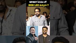 Spirit లో డోన్ LEE ఉన్నాడా  🥵🔥Spirit Update By SandeepReddyVanga  Prabhas [upl. by Ellesirg]