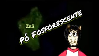 Pó Fosforescente Sulfeto de Zinco ZnS comunidadequimica química shorts [upl. by Sumahs]