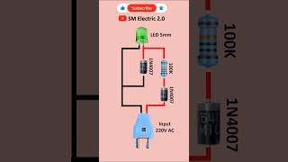 How to conncet led light to 220V AC  Led Strip Glow 220v shorts led diy [upl. by Cissie]