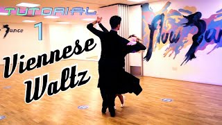 Viennese Waltz Lesson  How to dance Natural amp Reverse Turns  Footwork amp Technique for Beginners [upl. by Icak]