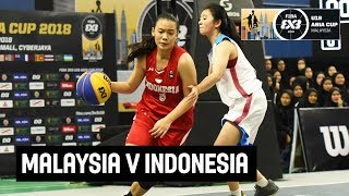 Malaysia v Indonesia  Women’s Full Game  FIBA 3x3 U18 Asia Cup 2018  3x3 Basketball [upl. by Clarance]