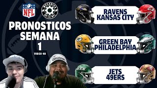 Pronósticos Semana 1 de la NFL 2024 [upl. by Ojadnama360]