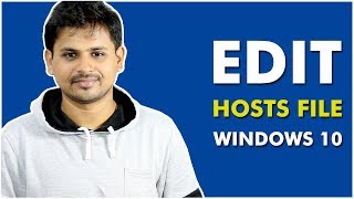 How To Edit Hosts File in Windows 10 Easily [upl. by Anait]