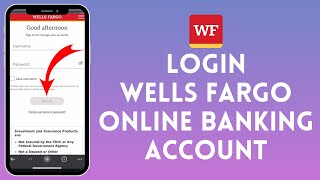 Wells Fargo Login How to Sign in to Wells Fargo Online Banking Account 2024 [upl. by Hamilton]