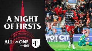 Night of Firsts Spicer and Owusu Score First Goals for TFC  All For One Moment presented by Bell [upl. by Abbate]