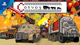 Convoy A Tactical Roguelike  Launch Trailer  PS4 [upl. by Eilrebmik]