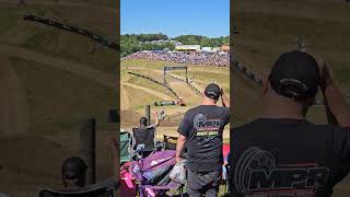 Haiden Deegan absolutely shredding 2024 Highpoint Mx with killer scrubsmotodeegan38promotocross [upl. by Gobert]