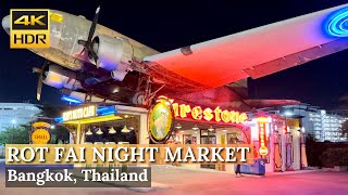 BANGKOK Train Night Market Srinakarin Talad Rot Fai quotOne Of Best Night Market Thailand 4K HDR [upl. by Diehl]