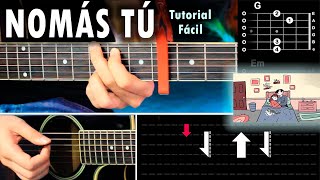 Nomás Tú  El David GUITARRA Tutorial  Acordes [upl. by Rahab762]