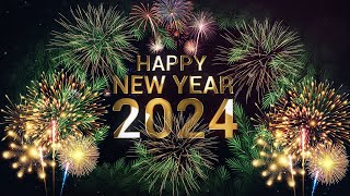 Happy New Year 2024 Wishes Blue Screen and Black Screen Video Effects HD [upl. by Arod821]