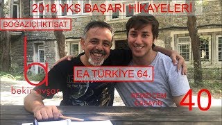 BOĞAZİÇİ İKTİSAT  BAŞARI HİKAYELERİ 40 [upl. by Deragon]