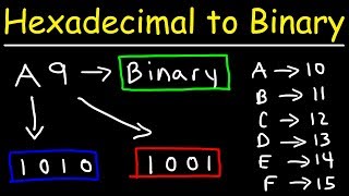 How To Convert Hexadecimal to Binary [upl. by Akenihs241]