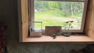 211 Cordwood House Indoor Bevelled Window Boxes [upl. by Amilas]