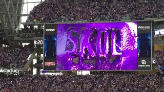 Minnesota Vikings Entrance and Introductions vs Saints Playoff Game [upl. by Eki]