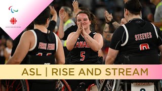 ASL  Canada’s women’s wheelchair basketball aims for 1st medal in 20 years on Day 11 of Paralympics [upl. by Laleb]