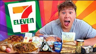 【MUKBANG】Eating BREAKFAST at 7ELEVEN Japan ★ ファーストフードの朝食 [upl. by Stoneman]