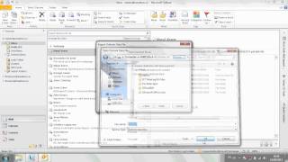 Exporting your Outlook file folders emails contacts etc [upl. by Noxid661]