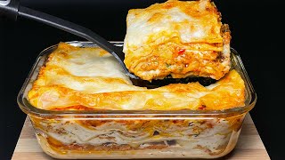 Die leckerste Lasagne der Welt Erschwingliches und einfaches Abendessen Rezept [upl. by Yadnus]