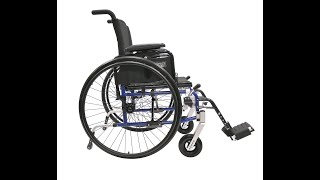 Tuffcare  High Strength Feather Light Wheelchair UnboxingAssembly [upl. by Currey471]