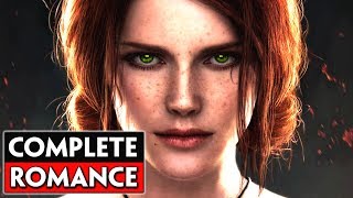 Complete Triss Merigold Romance Base Game  Expansions I The Witcher 3 [upl. by Eenoj]