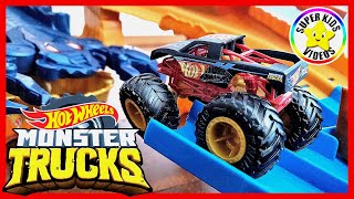 Hot Wheels Monster Trucks Scorpion ☆ Speelgoed Auto Kinderfilmpjes [upl. by Frieda886]