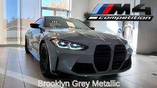 Tour the 2023 M4 Competition xDrive in Skyscraper Grey  4K [upl. by Sinaj]