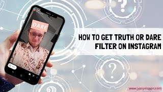 How to get truth or dare filter on Instagram [upl. by Llertac]