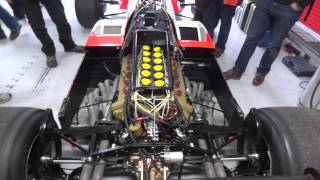 F1 Alfa Romeo V12 Engine  ex Andrea de Cesaris [upl. by Eirelam864]